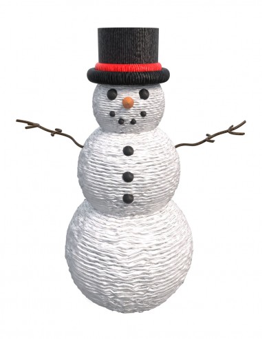 Snowman (Free Template For a 3D Pen)