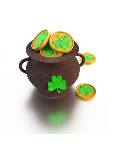 Patrick's Day Pot (Free Template For...