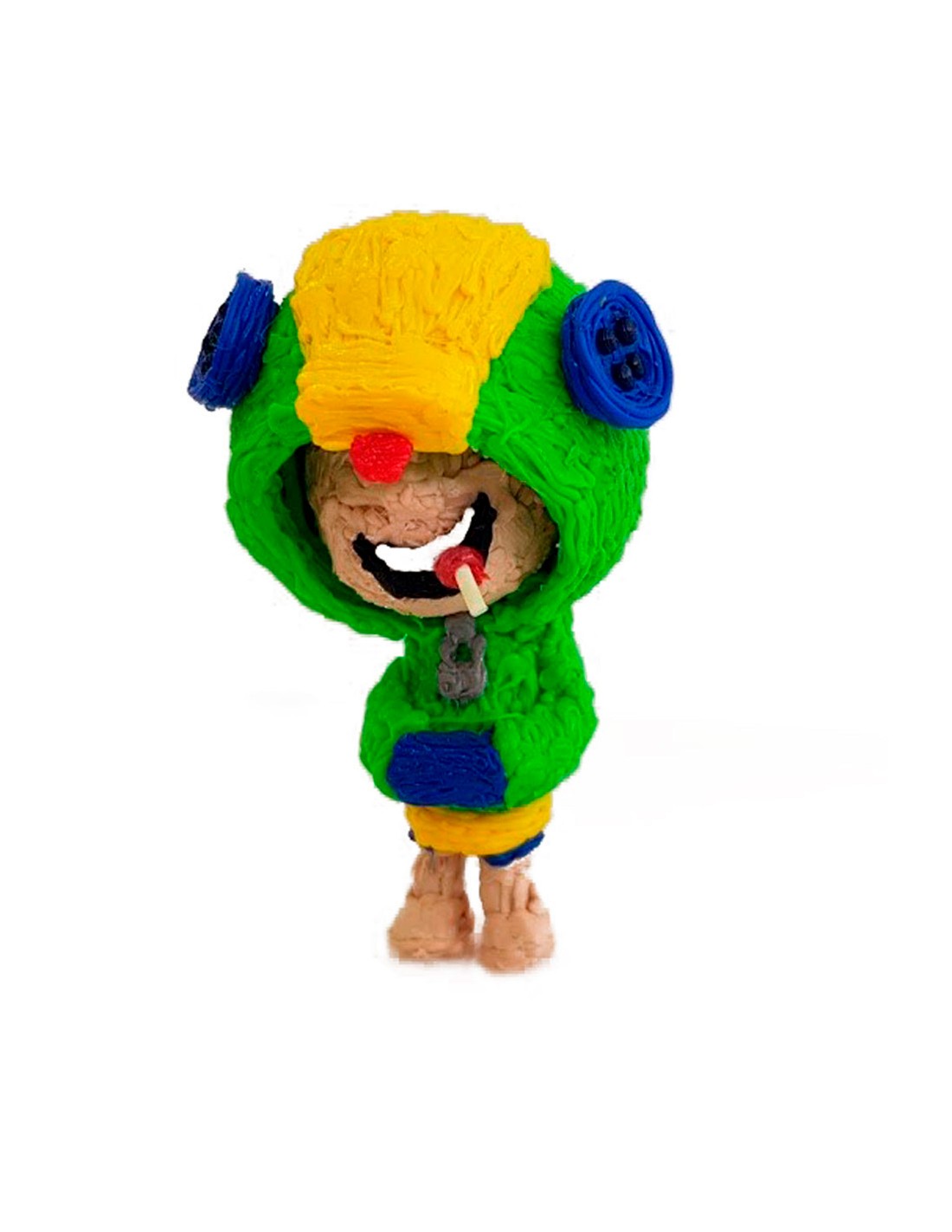 Leon From Brawl Stars Free Template For A 3d Pen