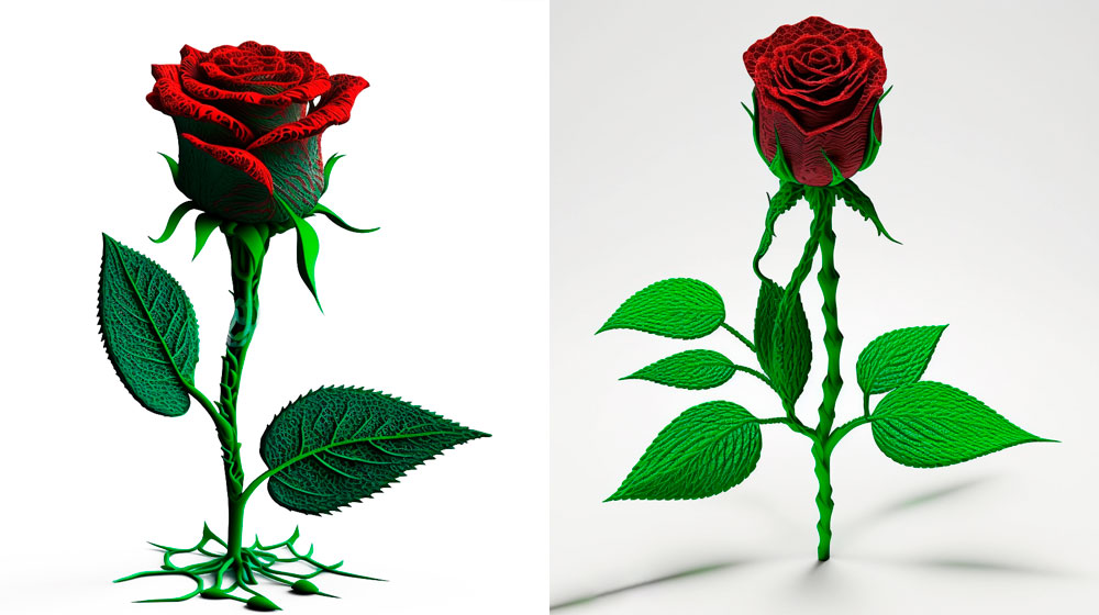 3D Pen Rose