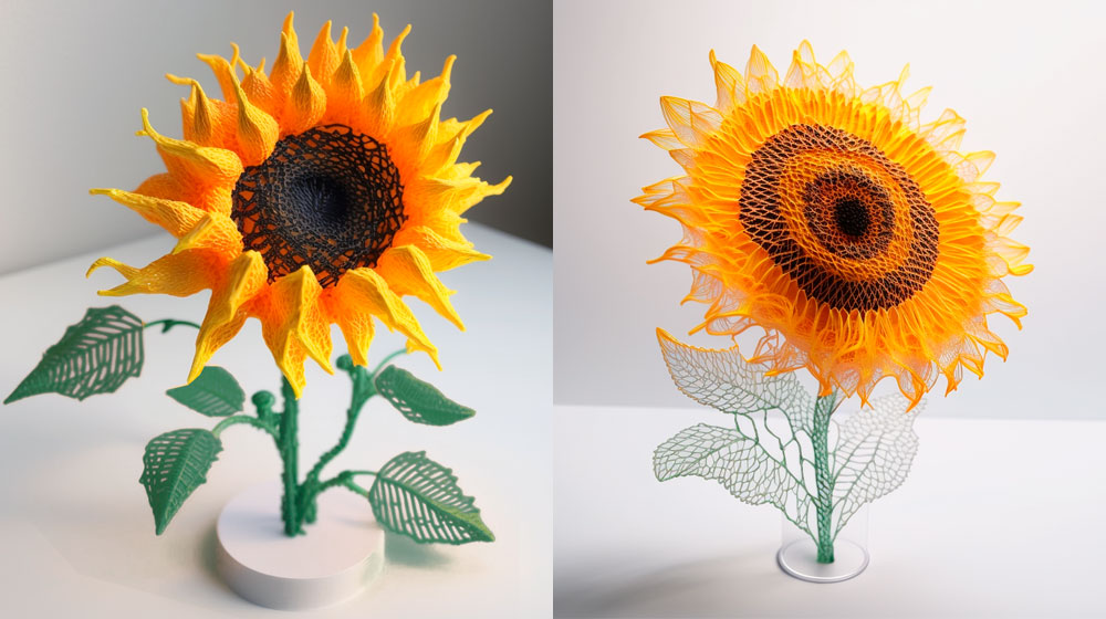 3D Pen Sunflower