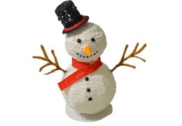 C Новым годом! Рисуем Снеговика под елочку!